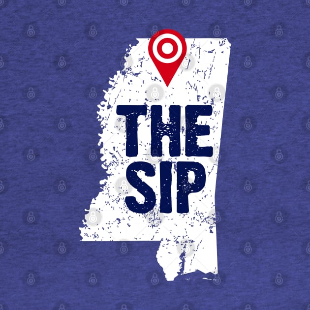 The Sip, Mississippi, State of Mississippi, Map Art, Map, Location, Oxford, Oxford ms, Oxford Mississippi by TheShirtGypsy